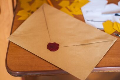mail with wax seal